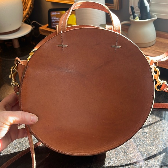Clare V Handbags - Clare V. Petit Alistair Circle Crossbody Tote Bag